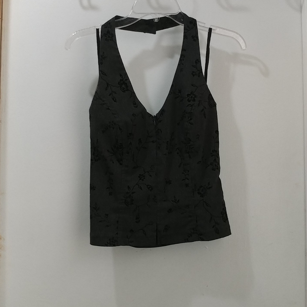 Business suit halter top, sz S